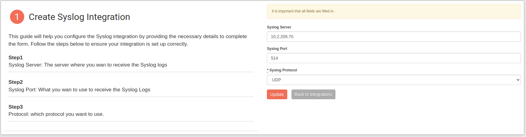 Configuring redBorder Web UI to Use the GLPI API