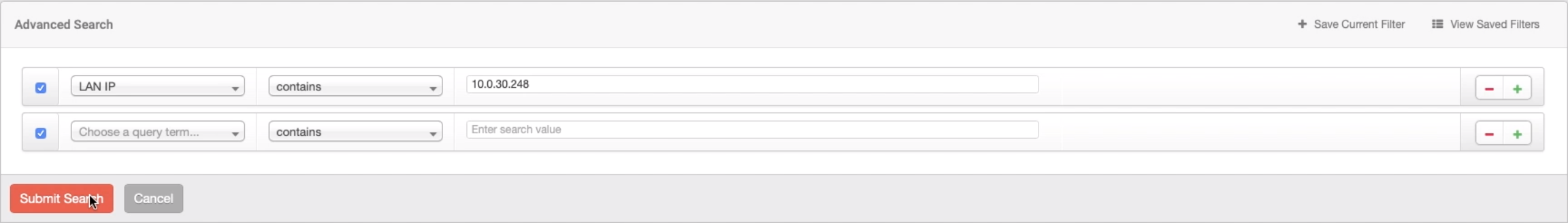 Seguimiento de una IP: filtrado de IP