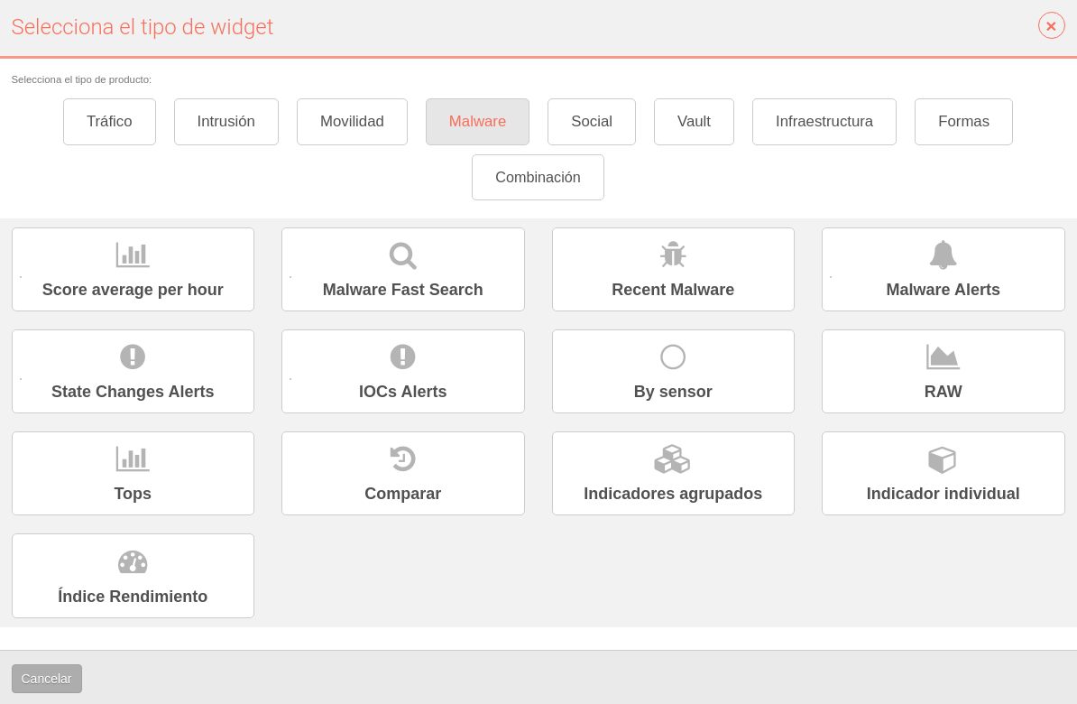 Widgets de malware